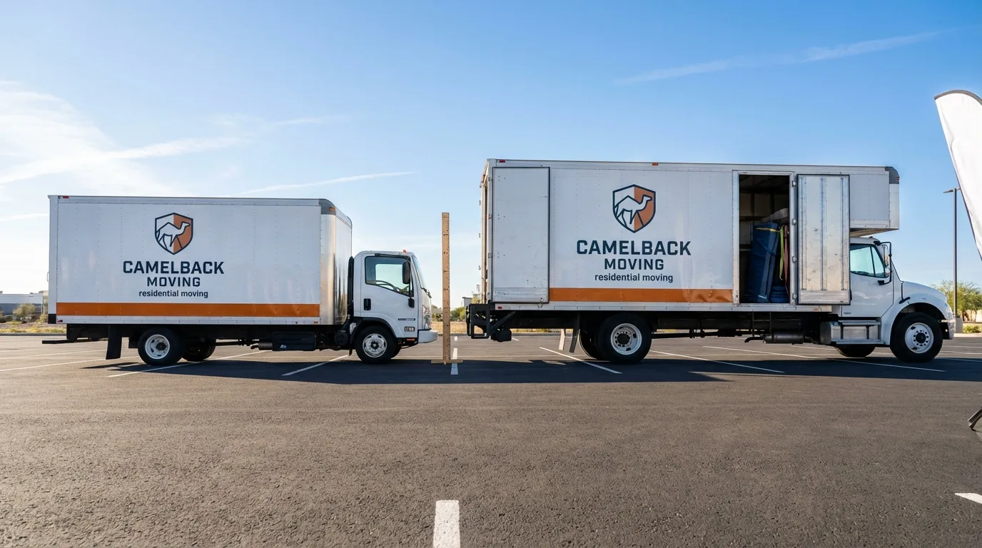 Moving truck size capacity guide in Comstock Park